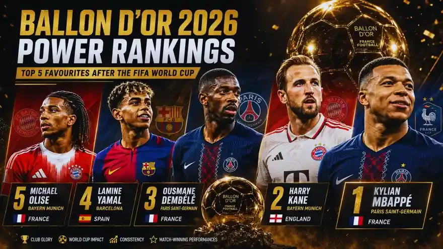 Ballon d'Or 2026: Top 5 Power Rankings Before the FIFA World Cup