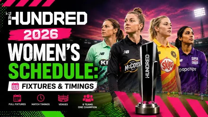 The Hundred 2026 Women's Full Schedule: Dates, Match Timings & Venues