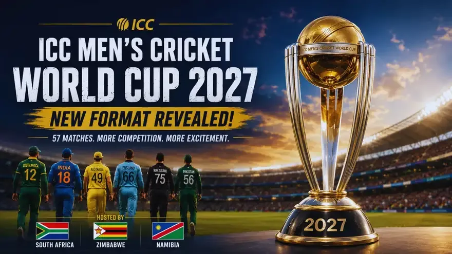 ICC Men's Cricket World Cup 2027: New Format Explained After Major ICC Shake-Up