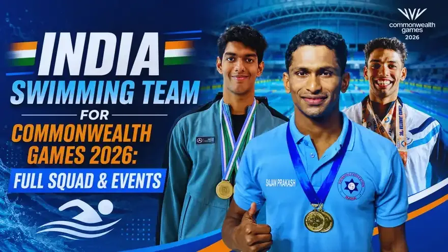 India Swimming Team for Commonwealth Games 2026: Full Squad & Events