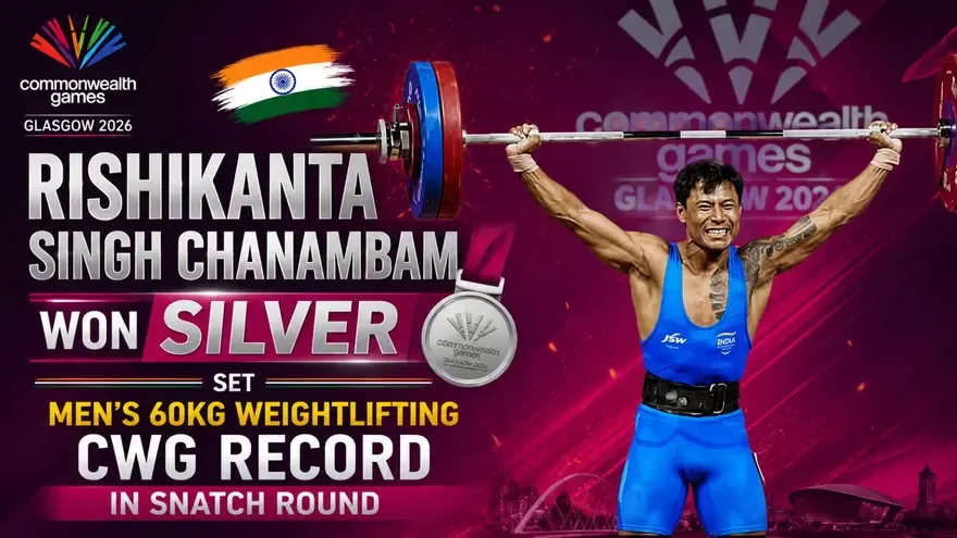 Rishikanta Singh Wins India's First Silver Medal at CWG 2026