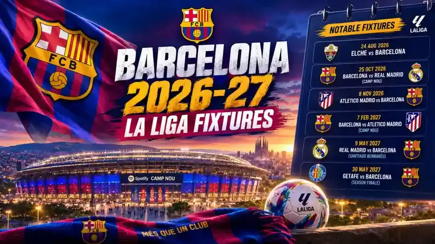 Barcelona 2026-27 La Liga Fixtures: Full Schedule and Key Matches
