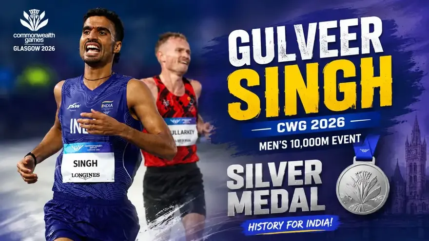 Gulveer Singh Makes History With CWG 2026 Silver Medal