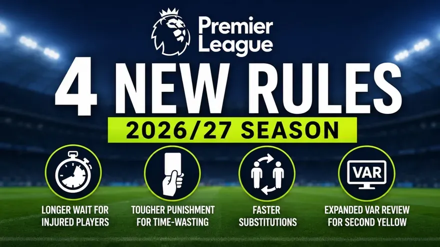 Premier League Confirms 4 New Rules for 2026/27 Season: Full List Explained