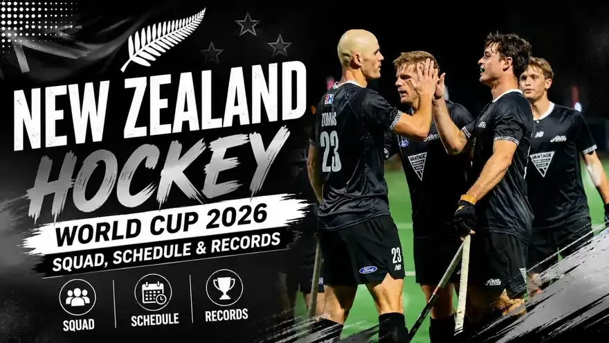 New Zealand Hockey World Cup 2026 Squad, Schedule & Records