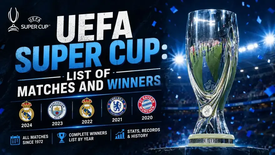 UEFA Super Cup: Complete List of Matches and Winners