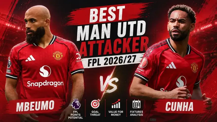 FPL 2026/27: Best Man Utd Attacker After Bruno Fernandes?