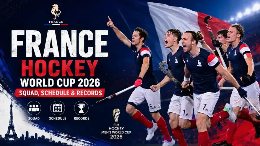 France Hockey World Cup 2026 Squad, Schedule & Records