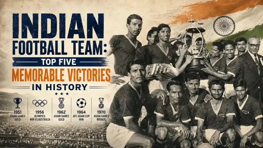 Indian Football Team: Top Five Memorable Victories in History