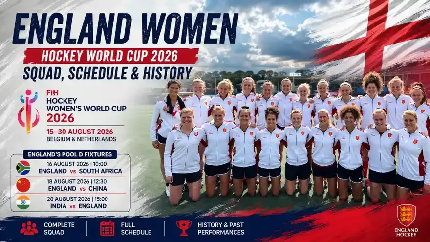England Women’s Hockey World Cup 2026 Squad, Schedule & History