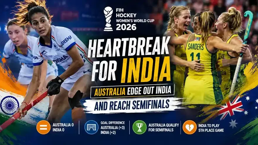 Women’s FIH Hockey World Cup 2026: Second Round (Day 3) - India Women Just Miss Semifinals Spot, Australia Join Netherlands for Knockout Stages