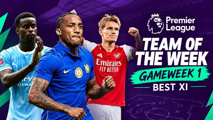 Premier League Team of the Week: Best Players from Gameweek 1