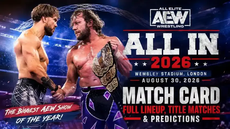 AEW All In 2026 Match Card: Full Lineup, Title Matches & Predictions