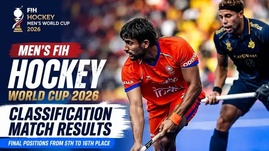 Men's FIH Hockey World Cup 2026: Classification Matches Results - India Finish Eighth Place