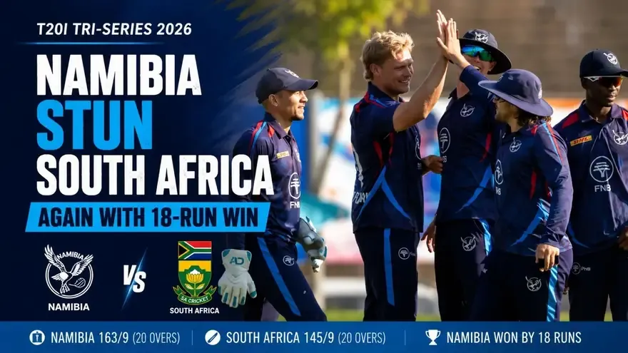 Namibia vs South Africa: Namibia Stun Proteas Again With 18-Run T20I Win