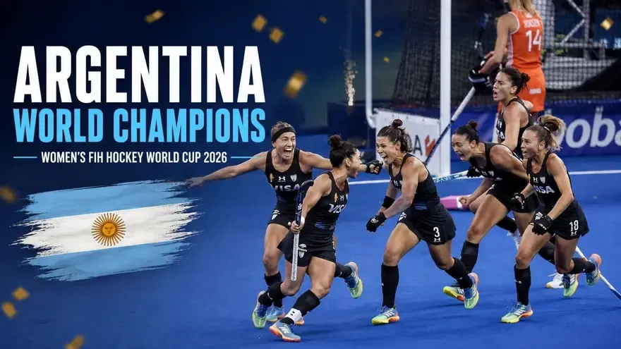 Women’s FIH Hockey World Cup 2026: Argentina End Netherlands’ Title Streak With 3rd World Cup Trophy