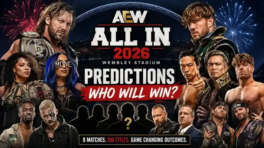 AEW All In 2026 Predictions: Winners for Every Match