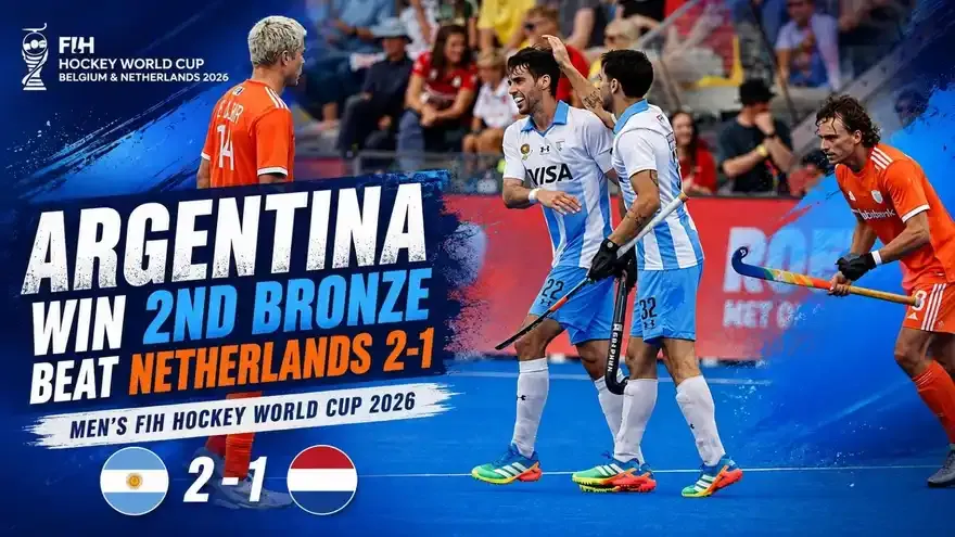 Men’s FIH Hockey World Cup 2026: Argentina Win 2nd Bronze Medal After Beating Netherlands