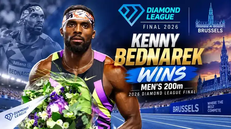 2026 Diamond League Final (Brussels): Men's 200m Results and Standings
