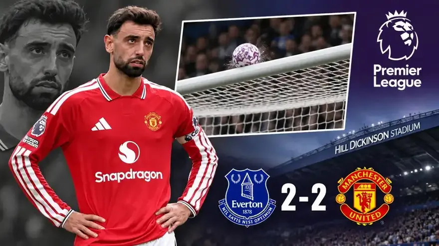 Bruno Fernandes Sets Unwanted Premier League Record in Man Utd’s Draw vs Everton