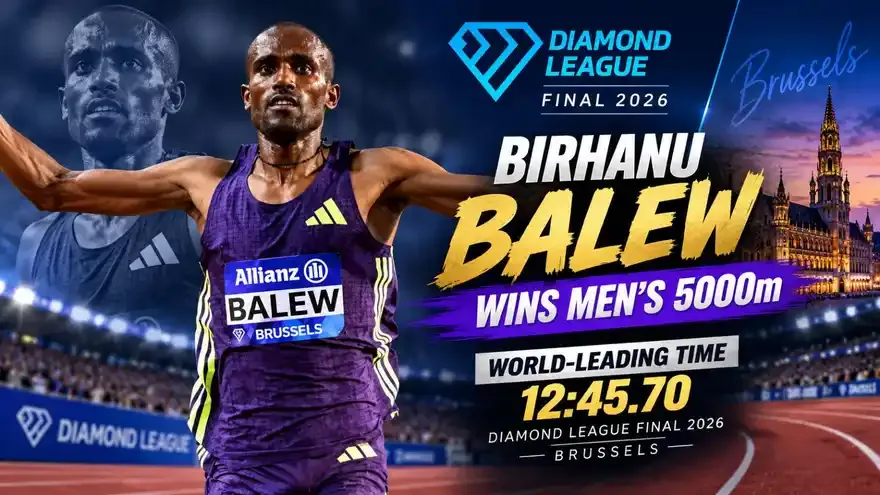 2026 Diamond League Final (Brussels): Men’s 5000m Results and Standings