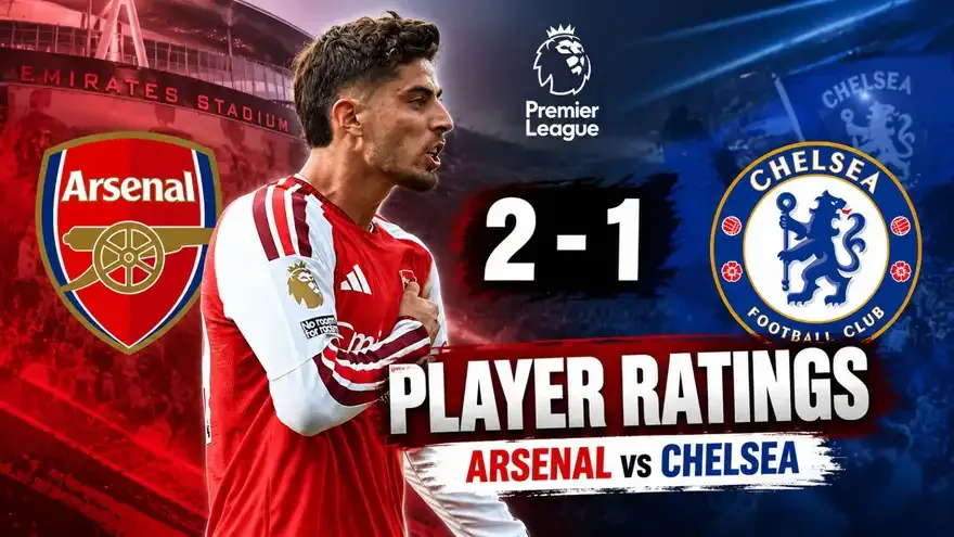 Arsenal vs Chelsea Player Ratings: Kai Havertz 10/10 in 2-1 Win
