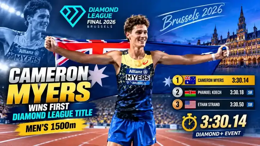 2026 Diamond League Final: Men's 1500m Results and Standings