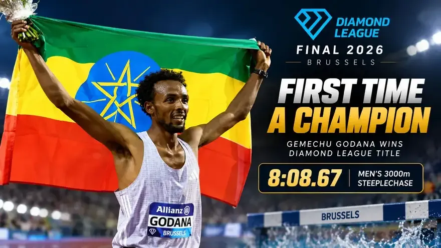2026 Diamond League Final (Brussels): Men's 3000 Metres Steeplechase Results and Standings