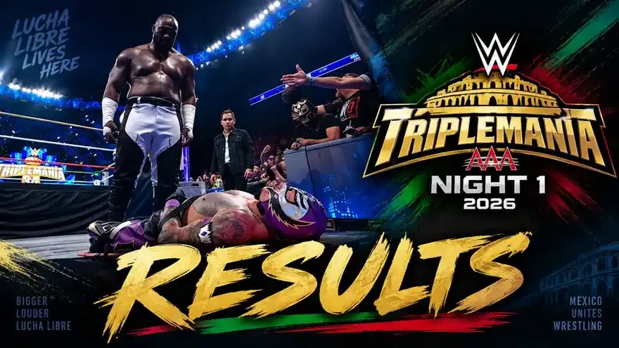 TripleMania Night 1 2026 Results: Omos Defeats Rey Mysterio
