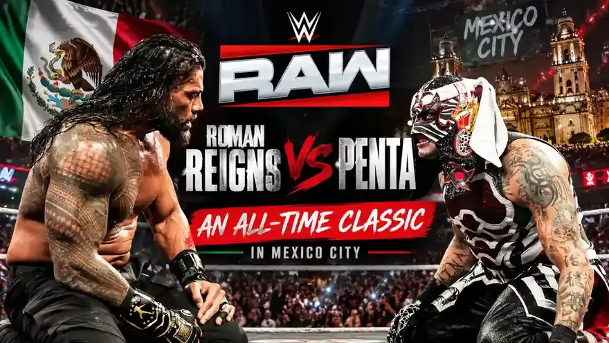 Roman Reigns Beats Penta to Retain World Heavyweight Championship on WWE Raw