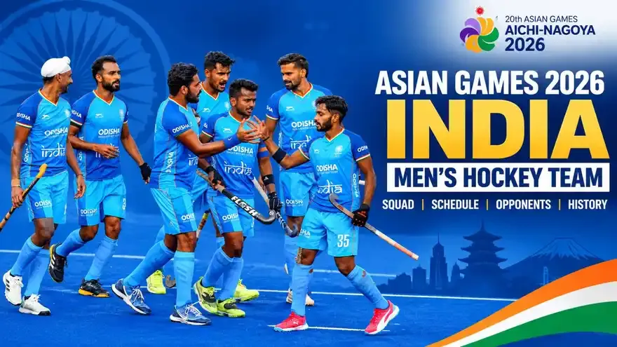 Asian Games 2026 Men’s Hockey: India Squad, Schedule, Opponents & History