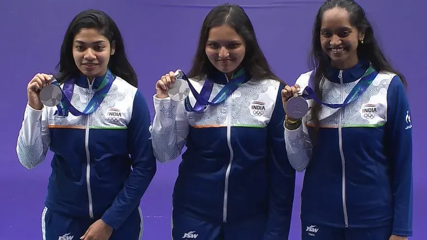 Asian Games 2026: India Win First Medal; Women's 10m Air Rifle Team Brings Silver