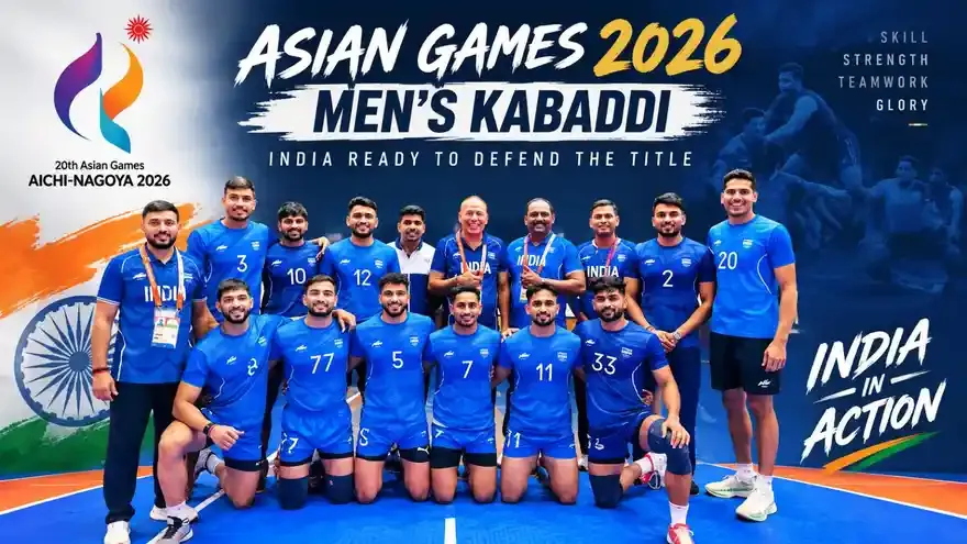 Asian Games 2026 Men’s Kabaddi: Complete Indian Squad, Fixtures & Medal History