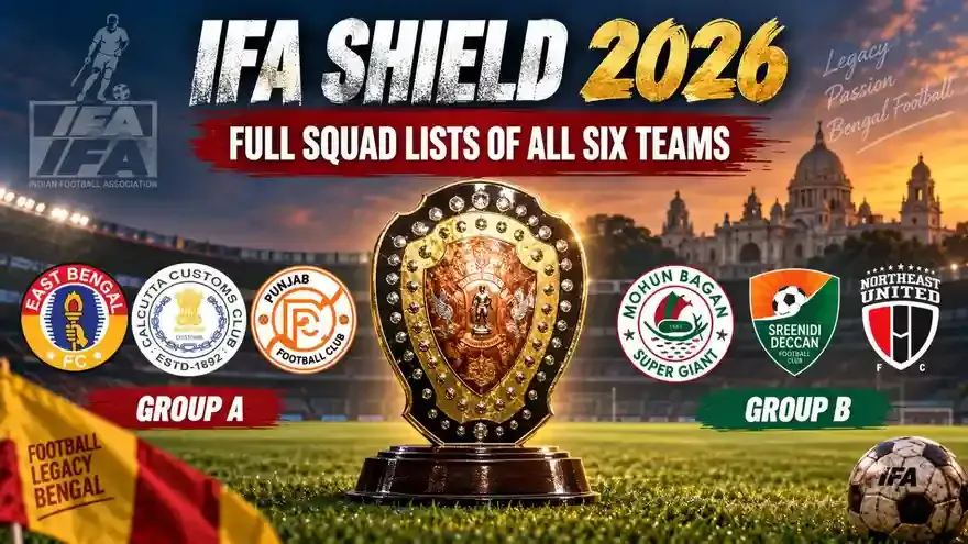 IFA Shield 2026: Full Squad Lists of All Six Teams