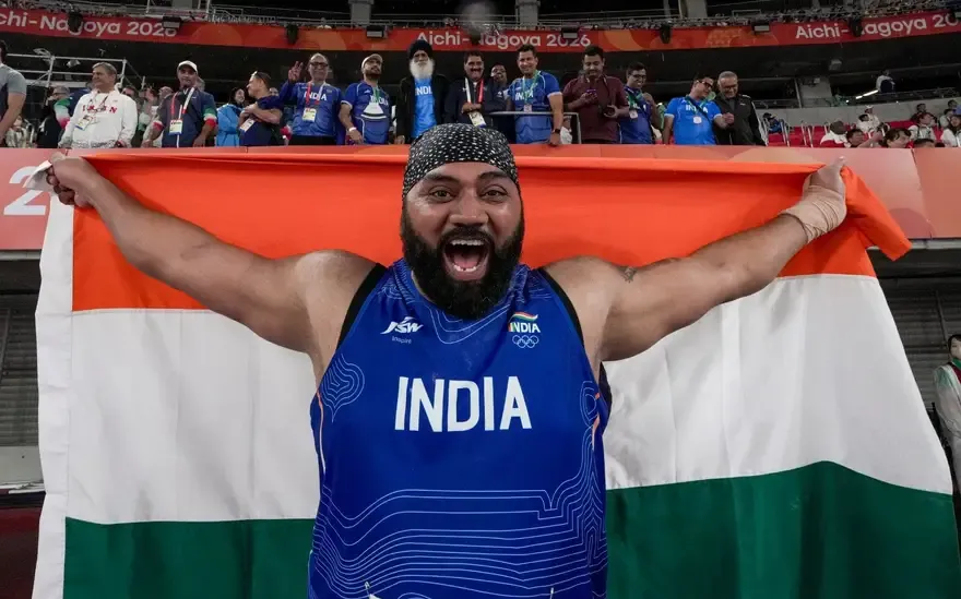 Asian Games 2026: Two-time Gold Medalist Tajinderpal Singh Toor Claims Silver in Men's Shot Put