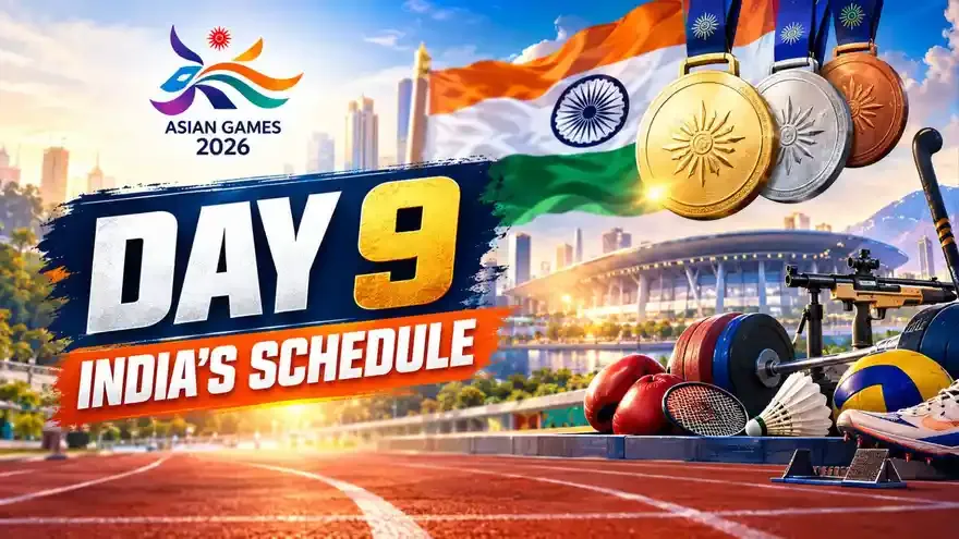 Asian Games 2026 India Schedule Today (27 September): Day 9 Fixtures, Medal Events & Timings