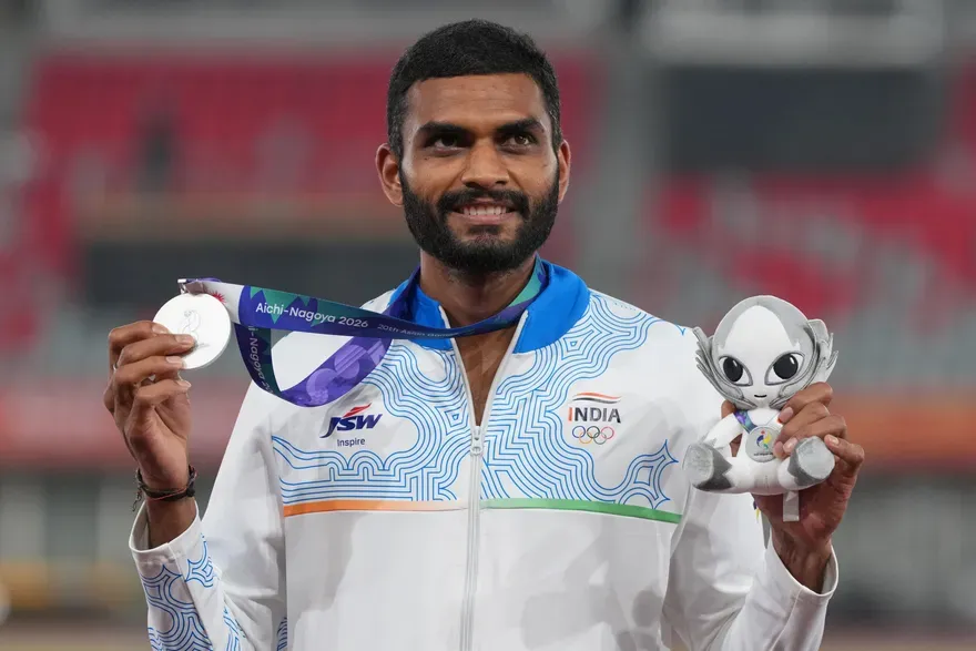 Asian Games 2026:  Sarvesh Kushare Brings India's Historic Silver Medal in Men's High Jump