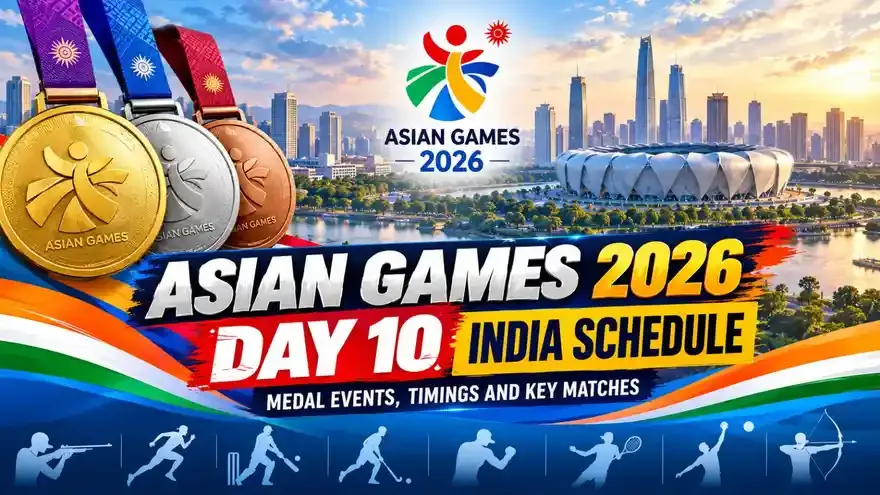 Asian Games 2026 India Schedule Today (28 September): Day 10 Fixtures, Medal Events & Timings