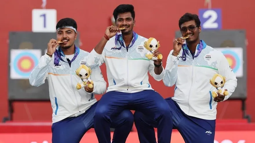 Asian Games 2026: Men's Compound Archery Team Wins Gold Medal