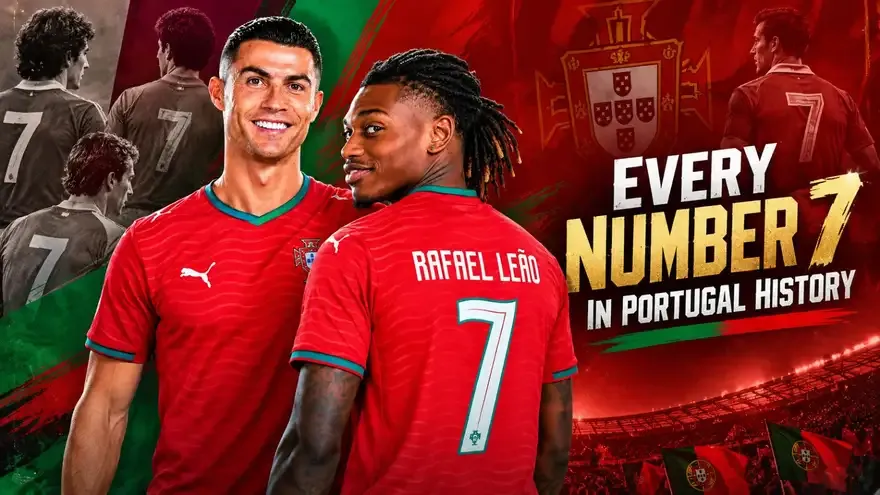 Leao Replaces Ronaldo: Every Number 7 in Portugal History