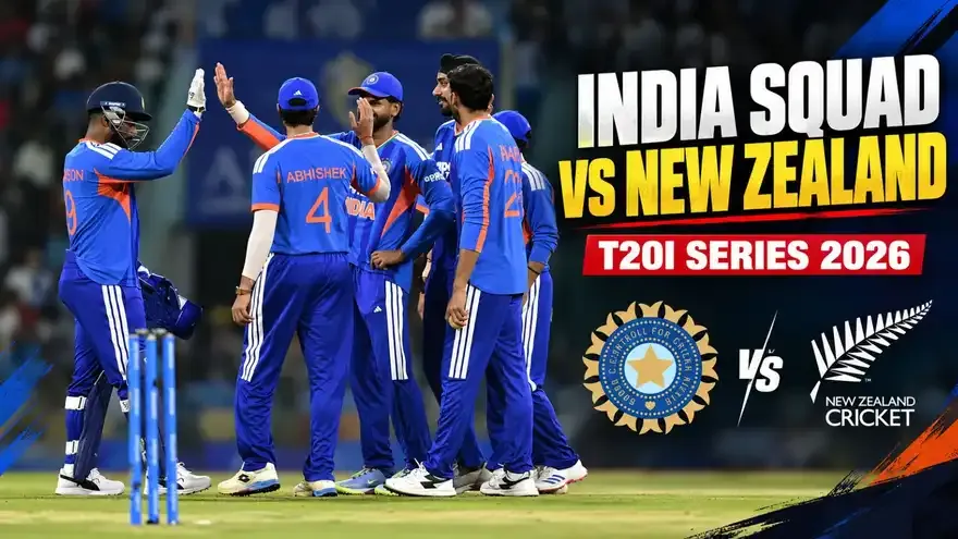 India Squad vs New Zealand T20Is 2026: Full Squad, Captain & Key Changes