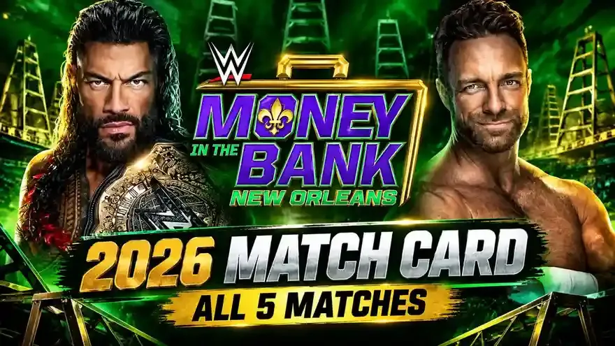 WWE Money in the Bank 2026 Match Card: All 5 Matches