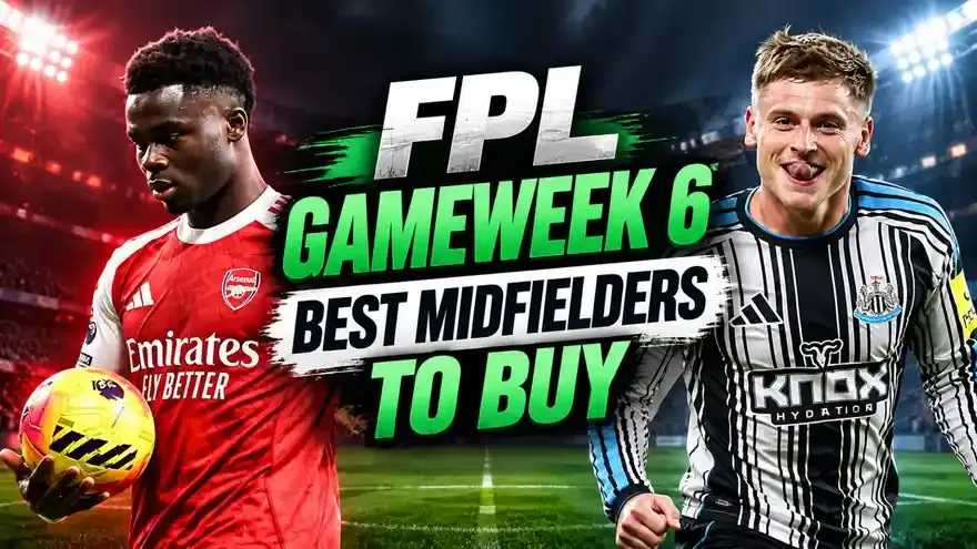 Top 5 Best FPL Midfielders This week: GW6 Premier League 2026-27