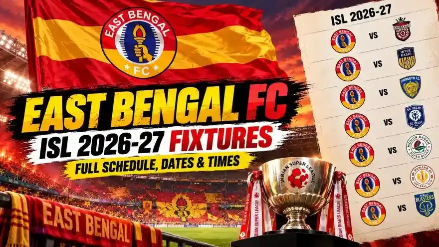 East Bengal FC ISL 2026-27 Fixtures: Full Schedule, Dates & Times