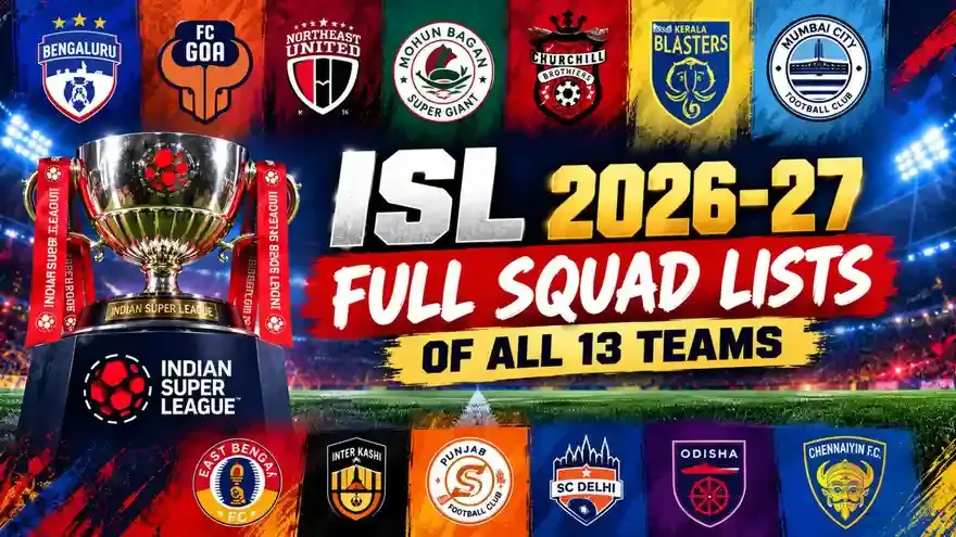 ISL 2026-27: Full Squad Lists of All 13 Teams