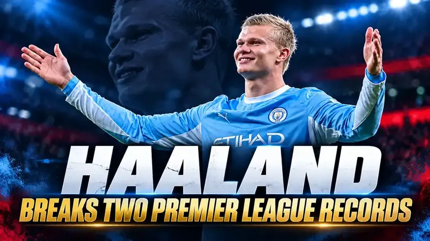 Liverpool-Man City: Haaland Breaks Premier League Record Held by Spurs and Chelsea Stars