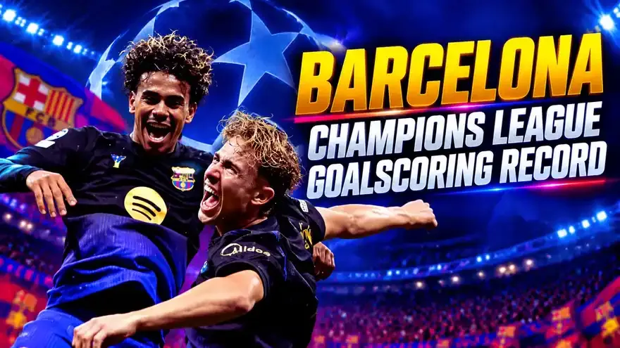 Hansi Flick Leads Barcelona to Historic Champions League Goalscoring Record