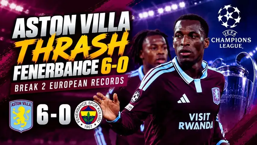 Aston Villa: Emery's Men Creates Historic Record After Champions League Win Over Fenerbahçe