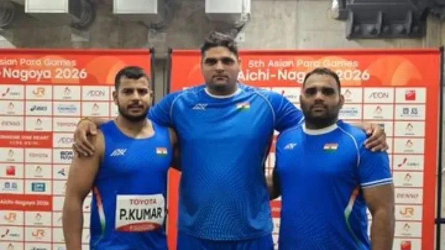 Asian Para Games 2026: India Completes Clean Sweep in Men's Discus Throw - Devender Kumar, Rakesh Kumar, and Pradeep Kumar Claim Medals