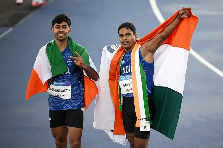 Asian Para Games 2026: Dilip Gavit Wins Gold in Men's 100m T47; Mohammed Basil Morssinganakath Secures Silver